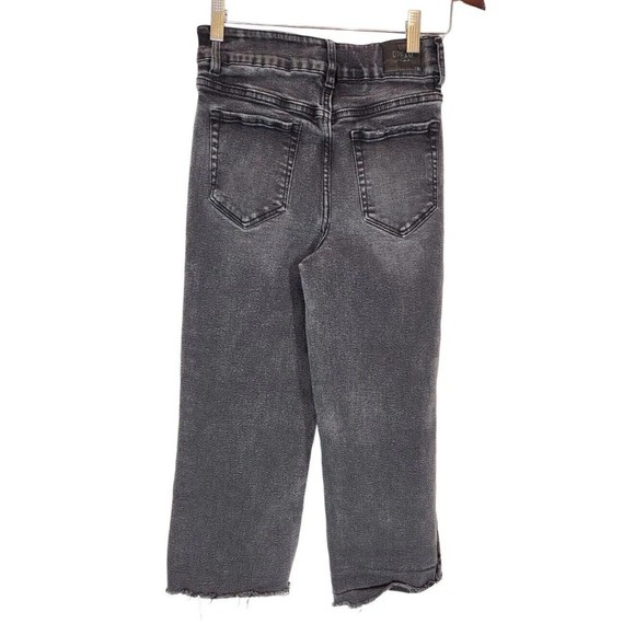 YMI Women's Black Fly Zip Five Pockets Style Distressed Denim Jeans Size 9/29 - Picture 6 of 8